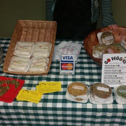 Horsefeathers Building & Winter Market - Veggie burgers, spring rolls and soup