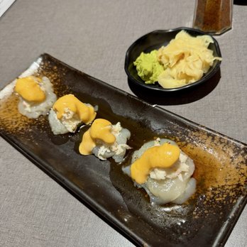 Seven Sushi & Robata - Scallop appetizer - Sushi Bars Near Me - Houston, Texas Seven Sushi & Robata - Scallop appetizer - Sushi Bars Near Me - Houston, Texas