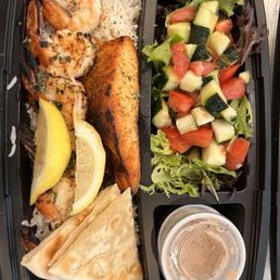 Grilled Salmon Plate