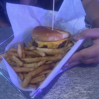 Dave & Buster's Queen Creek - All American Cheeseburger - Arcades Near Me - Queen Creek, Arizona Dave & Buster's Queen Creek - All American Cheeseburger - Arcades Near Me - Queen Creek, Arizona