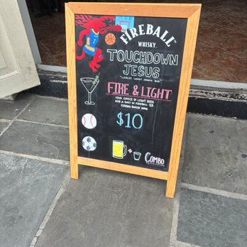 Touchdown Jesus - Beer & a Fireball Shot. - Sports Bars Near Me - New Orleans, Louisiana
