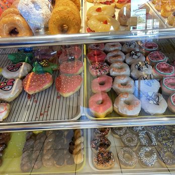 Donut Taco Palace II - My son's favorite is the strawberry filled one on top - Bakeries Near Me - Austin, Texas Donut Taco Palace II - My son's favorite is the strawberry filled one on top - Bakeries Near Me - Austin, Texas