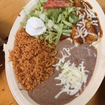 El Pollito Express #2 - Cheese Enchilada with Rice & Beans - Mexican Near Me - La Vergne, Tennessee El Pollito Express #2 - Cheese Enchilada with Rice & Beans - Mexican Near Me - La Vergne, Tennessee