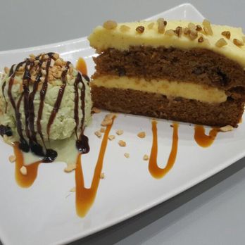 Shakes&Co - Delicious carrot cake with a scoop of salted caramel! - Desserts Near Me - London, XGL Shakes&Co - Delicious carrot cake with a scoop of salted caramel! - Desserts Near Me - London, XGL