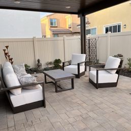 Backyard patio