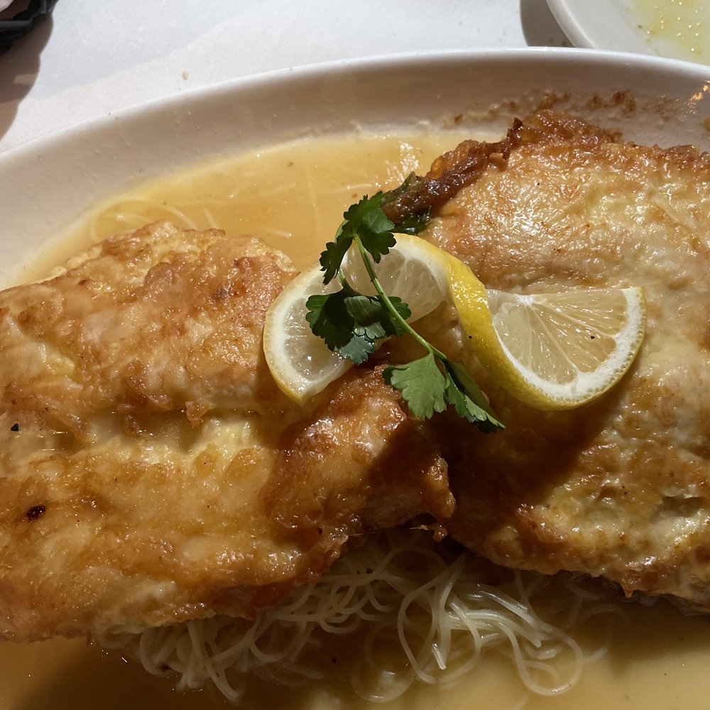 Carmine's - Another view of the chicken Francese - Italian Near Me - Chicago, Illinois