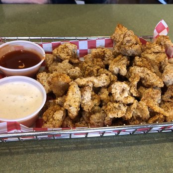 Hebron Grille - Redneck calamari with white bbq sauce & hot sauce - American Near Me - Hebron, Kentucky Hebron Grille - Redneck calamari with white bbq sauce & hot sauce - American Near Me - Hebron, Kentucky
