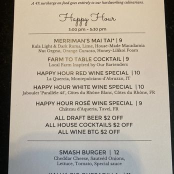 Merriman's Honolulu - Menu - Hawaiian Near Me - Honolulu, Hawaii Merriman's Honolulu - Menu - Hawaiian Near Me - Honolulu, Hawaii