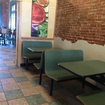 Subway - the interior of a restaurant with tables and benches - Sandwiches Near Me - Blanchard, Oklahoma Subway - the interior of a restaurant with tables and benches - Sandwiches Near Me - Blanchard, Oklahoma
