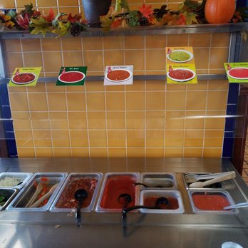 El Ranchito Taco Shop - Salsa bar - Tacos Near Me - Hemet, California