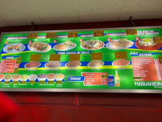 Menu photo 1 Habanero's Mexican Grill Madison, WI