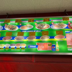 Habanero's Mexican Grill - Menu