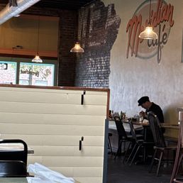 It's a lovely spot for breakfast, alone or with a small group. The train sounds help. They made me feel like I was going somewhere. It's a lovely spot for breakfast, alone or with a small group. The train sounds help. They made me feel like I was going somewhere.