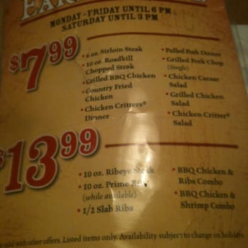 Texas Roadhouse - Texas Roundhouse early bird specials - Barbeque Near Me - Tracy, California Texas Roadhouse - Texas Roundhouse early bird specials - Barbeque Near Me - Tracy, California