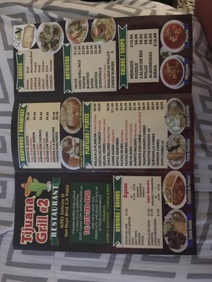 Menu photo 1 Mariscos Puerto Angel VanNuys, CA