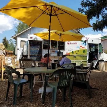 Burnells - The food truck and outdoor tables - Food Trucks Near Me - Gunnison, Colorado