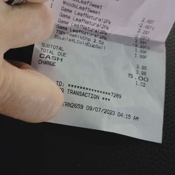 7-Eleven - See how lazy cashier is? Didn't void the customer ahead of me transaction completely, so my receipt looks like I was getting wraps/blunts. - Convenience Stores Near Me - Los Angeles, California 7-Eleven - See how lazy cashier is? Didn't void the customer ahead of me transaction completely, so my receipt looks like I was getting wraps/blunts. - Convenience Stores Near Me - Los Angeles, California