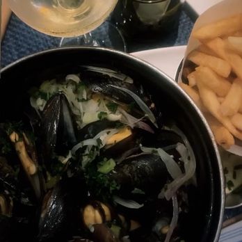 Belga Cafe - Mussels "Mariniere" the Classique - Belgian Near Me - Washington, DC, District of Columbia