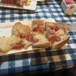 This is supposed to be bruschetta. Place is great but will pass on this next time This is supposed to be bruschetta. Place is great but will pass on this next time