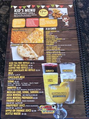 Menu photo 6 Taqueria Mexicano Grill Belton, TX
