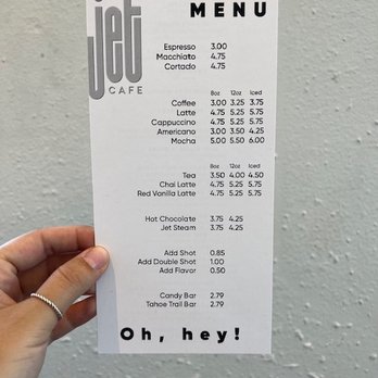 Jet Cafe - Menu - Cafes Near Me - Reno, Nevada