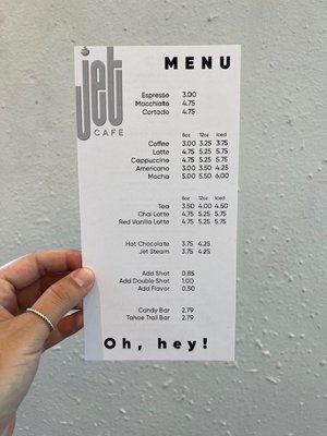 Menu photo 1 Jet Cafe Reno, NV
