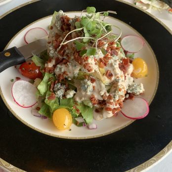 Domenico's On the Wharf - Point Reyes Blue Cheese Iceberg Wedge - Seafood Near Me - Monterey, California Domenico's On the Wharf - Point Reyes Blue Cheese Iceberg Wedge - Seafood Near Me - Monterey, California