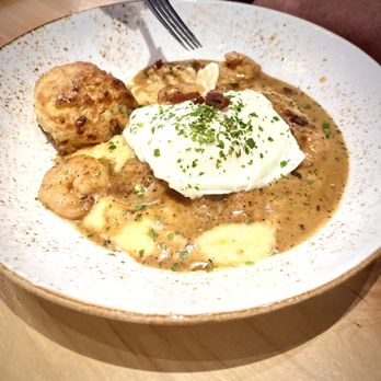 Kitchen Social - Shrimp and grits- the grits were so so good. So was the sauce. - Cocktail Bars Near Me - Columbus, Ohio Kitchen Social - Shrimp and grits- the grits were so so good. So was the sauce. - Cocktail Bars Near Me - Columbus, Ohio