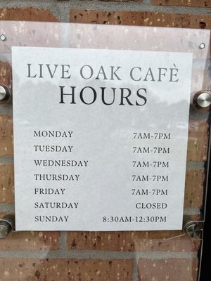 Menu photo 2 Live Oak Cafe Angleton, TX
