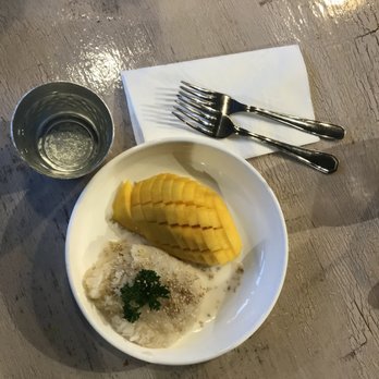 Crying Thaiger - Mango sticky rice for dessert - Thai Near Me - Malden, Massachusetts Crying Thaiger - Mango sticky rice for dessert - Thai Near Me - Malden, Massachusetts