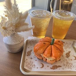Pumpkin bagel for the fall vibes