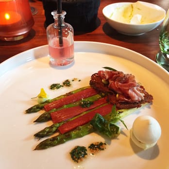 Volt - Cured & braised lamb with asparagus - German Near Me - Berlin, BE Volt - Cured & braised lamb with asparagus - German Near Me - Berlin, BE