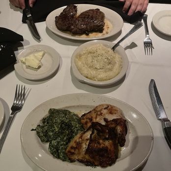 Myron's Prime Steakhouse - Creamed Spinach, The Bird // 16oz Filet, mashed potatoes - Steakhouses Near Me - San Antonio, Texas Myron's Prime Steakhouse - Creamed Spinach, The Bird // 16oz Filet, mashed potatoes - Steakhouses Near Me - San Antonio, Texas