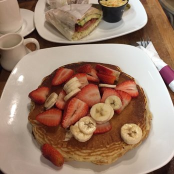 Seymour's Cafe - Classic pancakes and a BLT avocado panini - Bagels Near Me - Livingston, New Jersey Seymour's Cafe - Classic pancakes and a BLT avocado panini - Bagels Near Me - Livingston, New Jersey