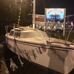 West Market Street Yacht Club - Noah's ark permanently parked out front