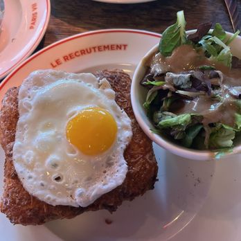 Le Recrutement - Croque madame - Brasseries Near Me - Paris, 75 Le Recrutement - Croque madame - Brasseries Near Me - Paris, 75
