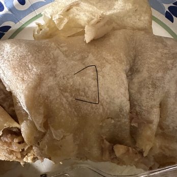 El Farolito - Burrito with staple I found inside - Mexican Near Me - San Francisco, California El Farolito - Burrito with staple I found inside - Mexican Near Me - San Francisco, California