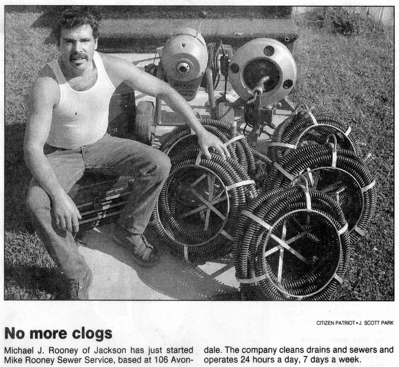 Slide of Rooney's Sewer Service