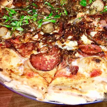 Hand Fire Pizza - The crust is light and crispy. The flavor is well developed. Ask the server for the daily special. You will be glad you did. - Pizza Near Me - Jackson, Wyoming Hand Fire Pizza - The crust is light and crispy. The flavor is well developed. Ask the server for the daily special. You will be glad you did. - Pizza Near Me - Jackson, Wyoming