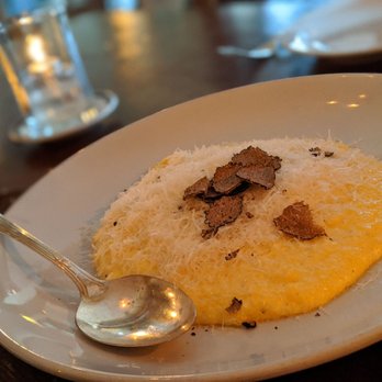 Cantinetta - Creamy polenta with shaved truffles - Tuscan Near Me - Seattle, Washington Cantinetta - Creamy polenta with shaved truffles - Tuscan Near Me - Seattle, Washington