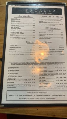 Menu photo 5 Eatalia Pizza Pasta & Grill West Palm Beach, FL Menu photo 5 Eatalia Pizza Pasta & Grill West Palm Beach, FL