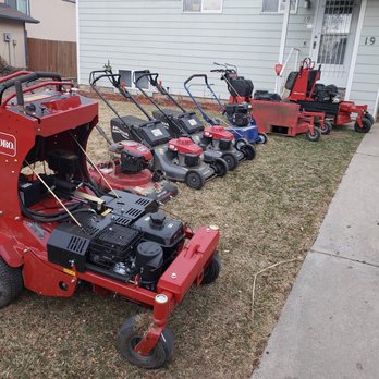 Mike's Lawn Care - lawn mowers and lawn mowers in front of a house - Tree Services Near Me Mike's Lawn Care - lawn mowers and lawn mowers in front of a house - Tree Services Near Me