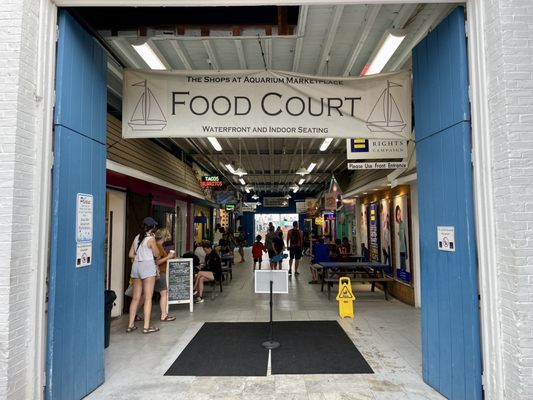 Photo of Native Cape Cod Seafood - Provincetown, MA, US. Entrance to the food court