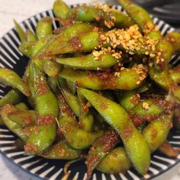 Garlic Edamame