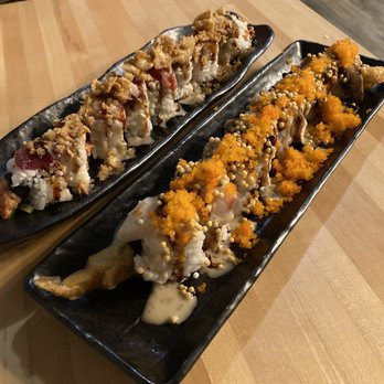 Umi Sushi - Chicken skin and Umi Roll - Sushi Bars Near Me - Wailuku, Hawaii Umi Sushi - Chicken skin and Umi Roll - Sushi Bars Near Me - Wailuku, Hawaii