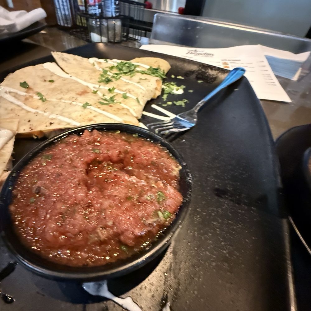 Chip trio chicken quesadilla