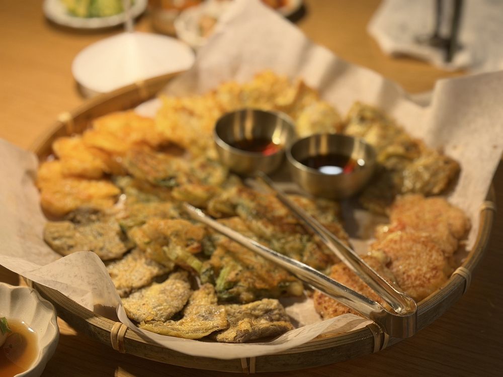 Food from The WOO Korean BBQ & Cuisine