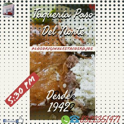 Menu photo 7 Paso Del Norte Xicoténcatl, TAM Menu photo 7 Paso Del Norte Xicoténcatl, TAM