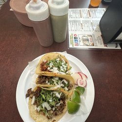 Steak Bistec Taco, Al Pastor Taco