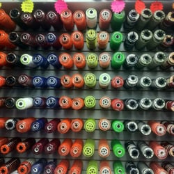 Mainstream Hockey Pro Shop - Wheel Wall